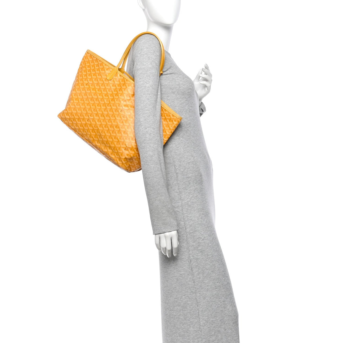 GOYARD Goyardine Saint Louis PM Tote Bag – Yellow