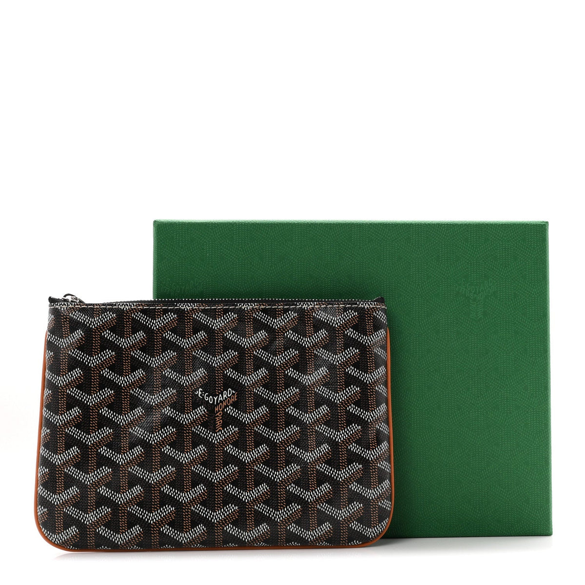 GOYARD Goyardine Senat Pochette PM – Black / Gold