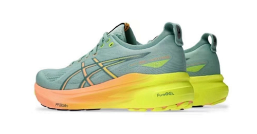 ASICS GEL-KAYANO 31 Running Shoes – Slate Grey / Safety Yellow | EU Sizing