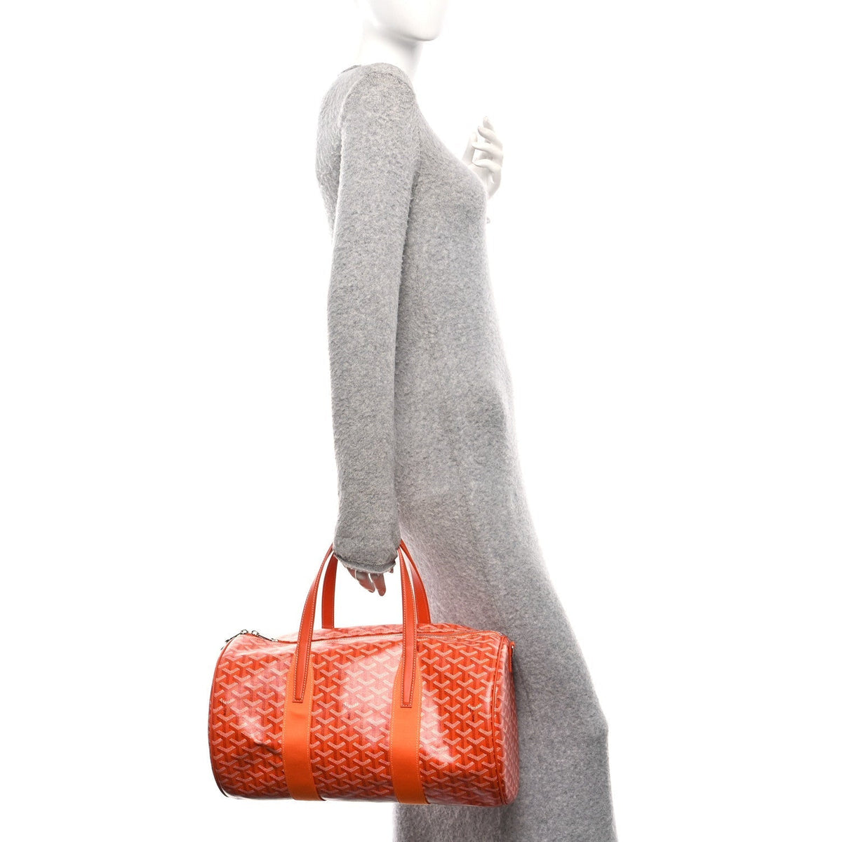 Goyard Barrel 40 Sports Bag – Orange Goyardine Canvas