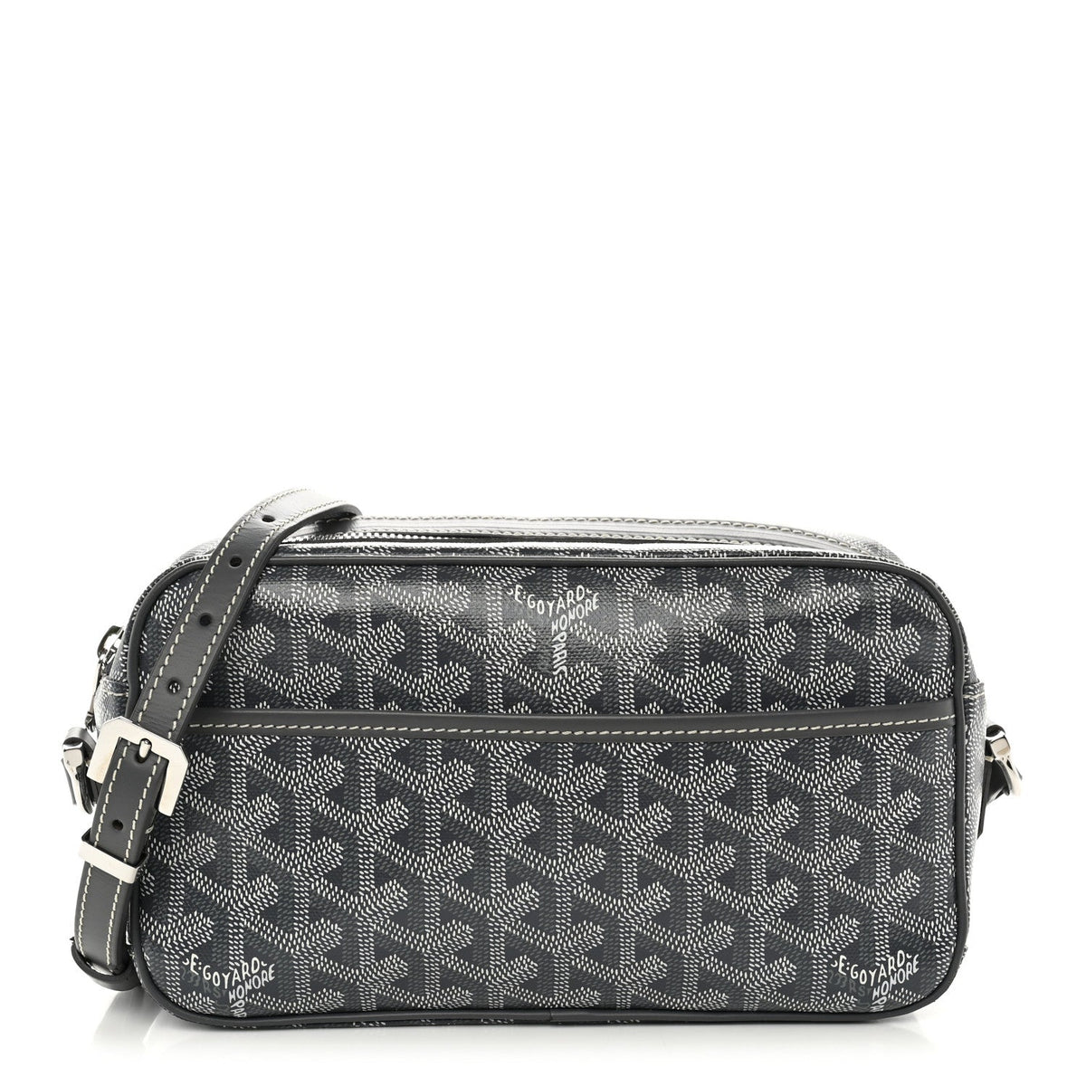 GOYARD Goyardine Sac Cap Vert Crossbody Bag – Grey