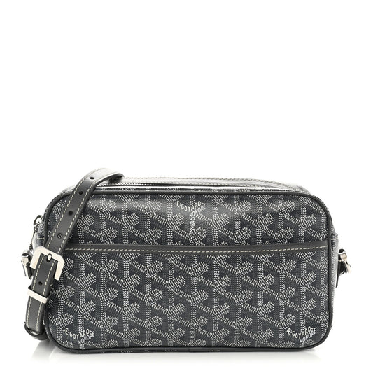 GOYARD Goyardine Sac Cap Vert Crossbody Bag – Grey