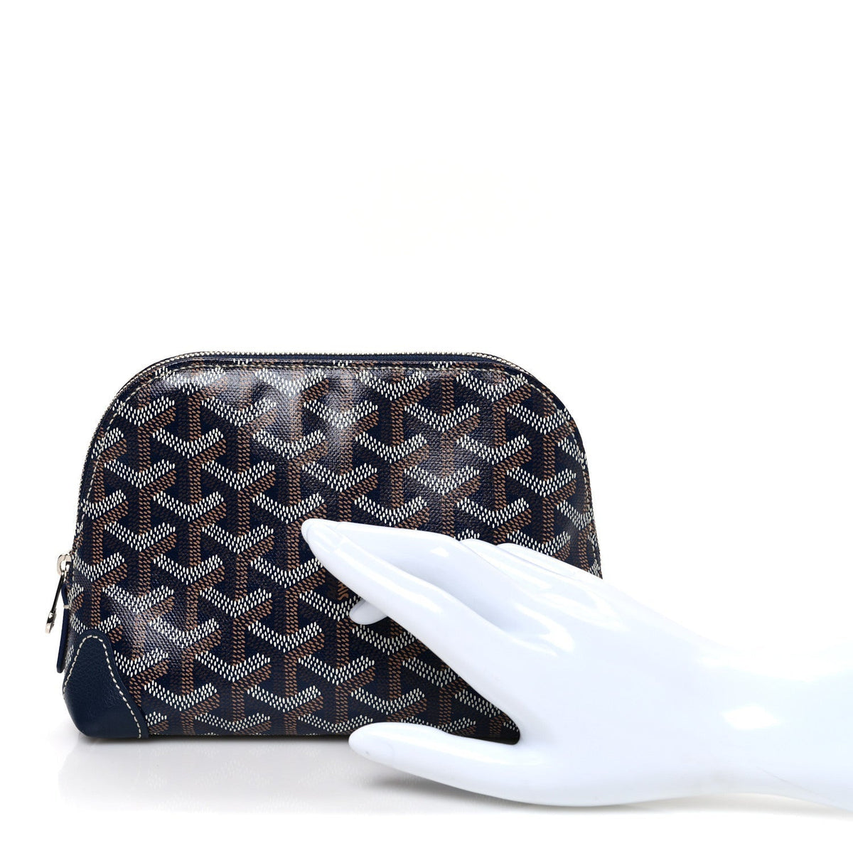 Goyard Vendôme Toiletry Pouch – Navy Blue Goyardine Canvas