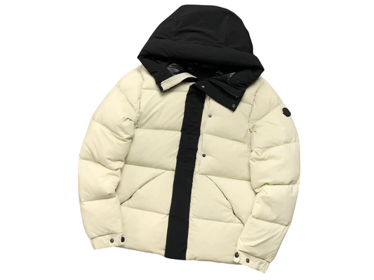 Moncler Madeira Down Jacket - Cream & Black