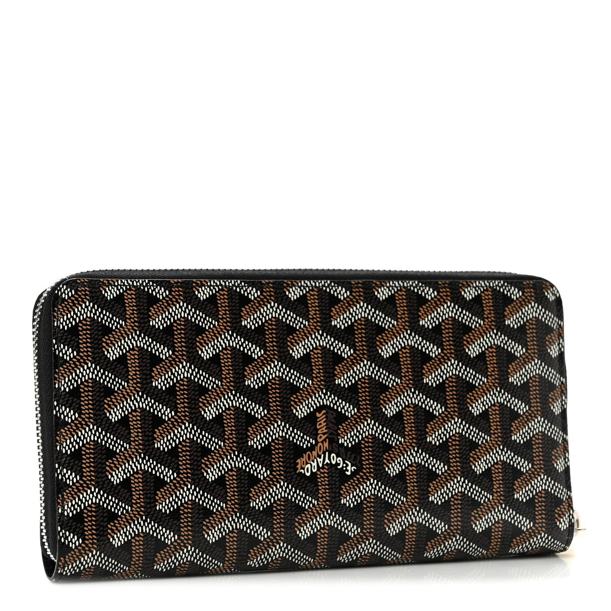 GOYARD Goyardine Matignon Zip Around GM Wallet – Black