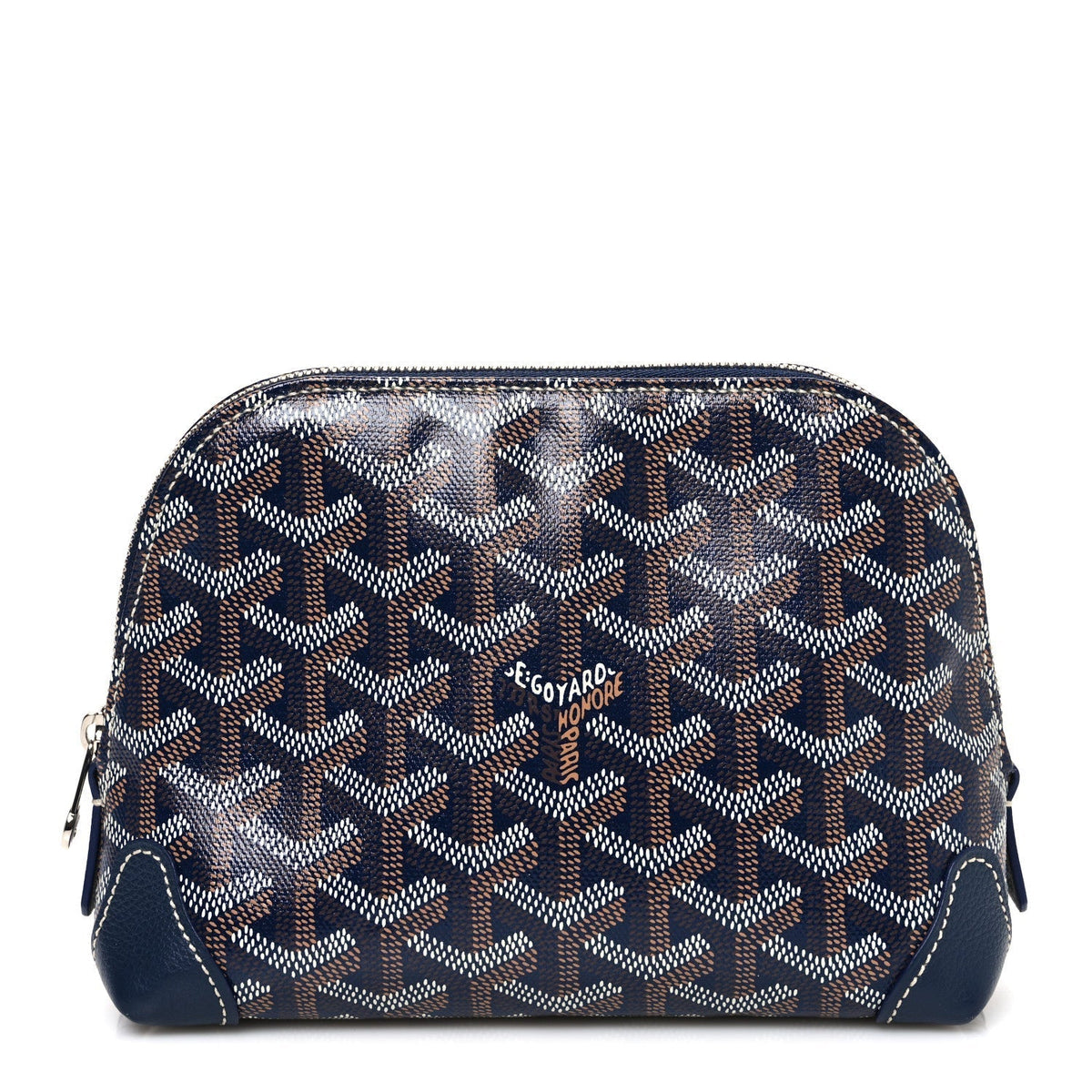 Goyard Vendôme Toiletry Pouch – Navy Blue Goyardine Canvas