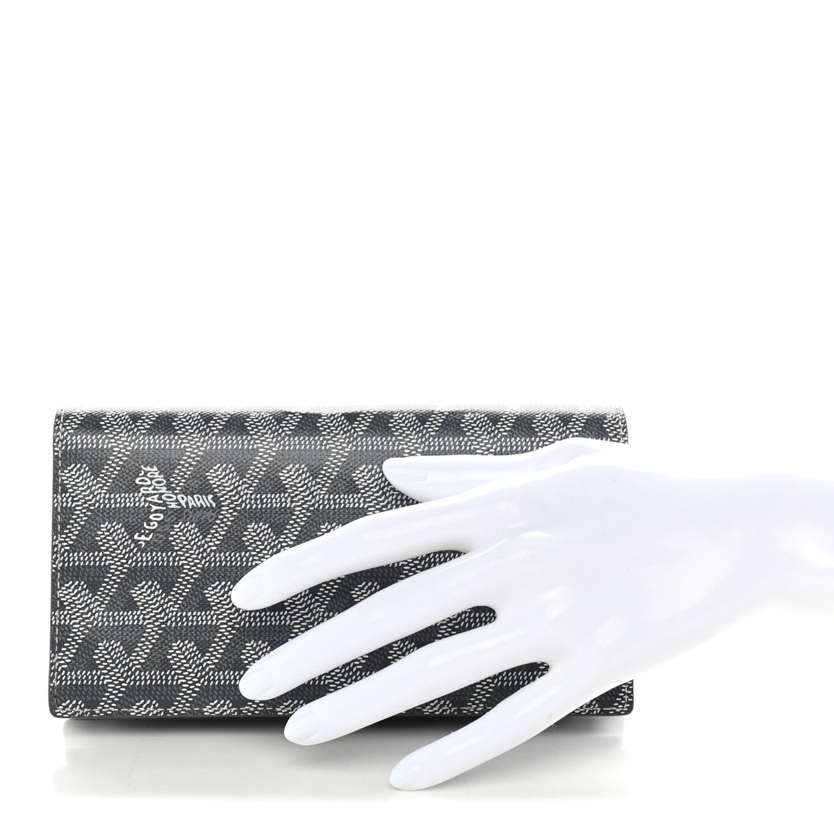 GOYARD Goyardine Long Bi-Fold Wallet – Grey
