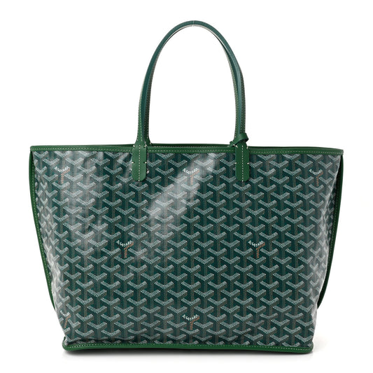 GOYARD Goyardine Reversible Anjou PM Tote – Green