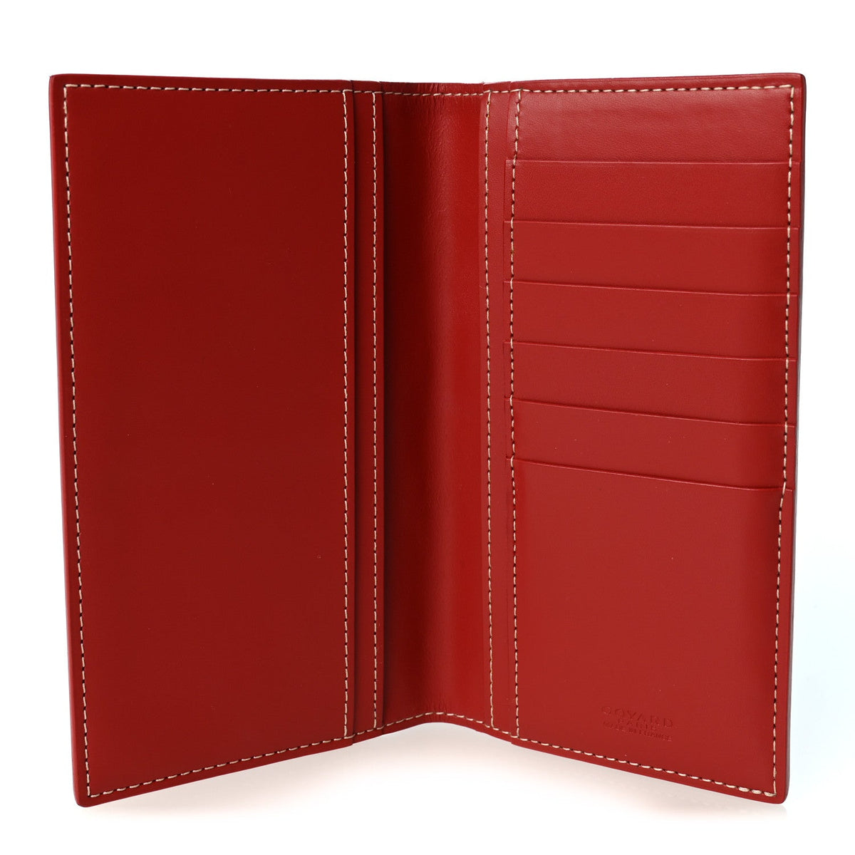 GOYARD Goyardine Saint Roch Wallet – Red