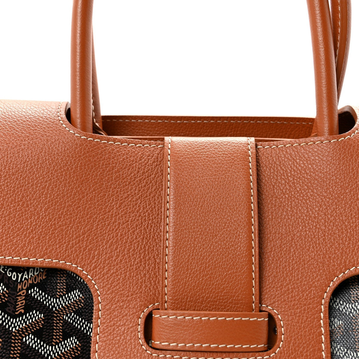 Goyard Saigon Tote Bag – Black & Gold Goyardine Canvas
