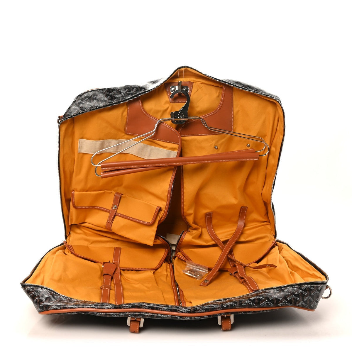 Goyard Porte-Habits Garment Bag – Black Goyardine Canvas, Gold Hardware