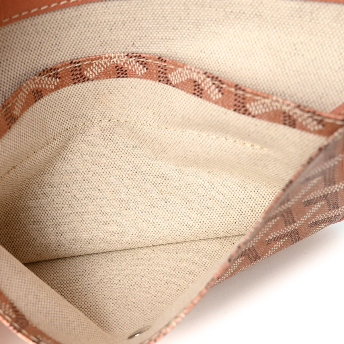 GOYARD Iridescent Goyardine Pouch – Pearly Coral
