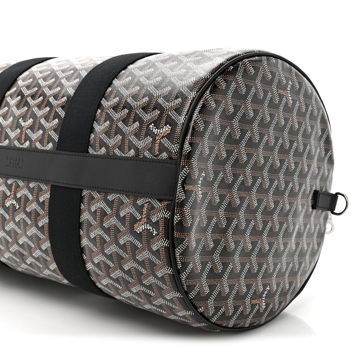 Goyard Barrel 40 Sports Bag – Black Goyardine Canvas