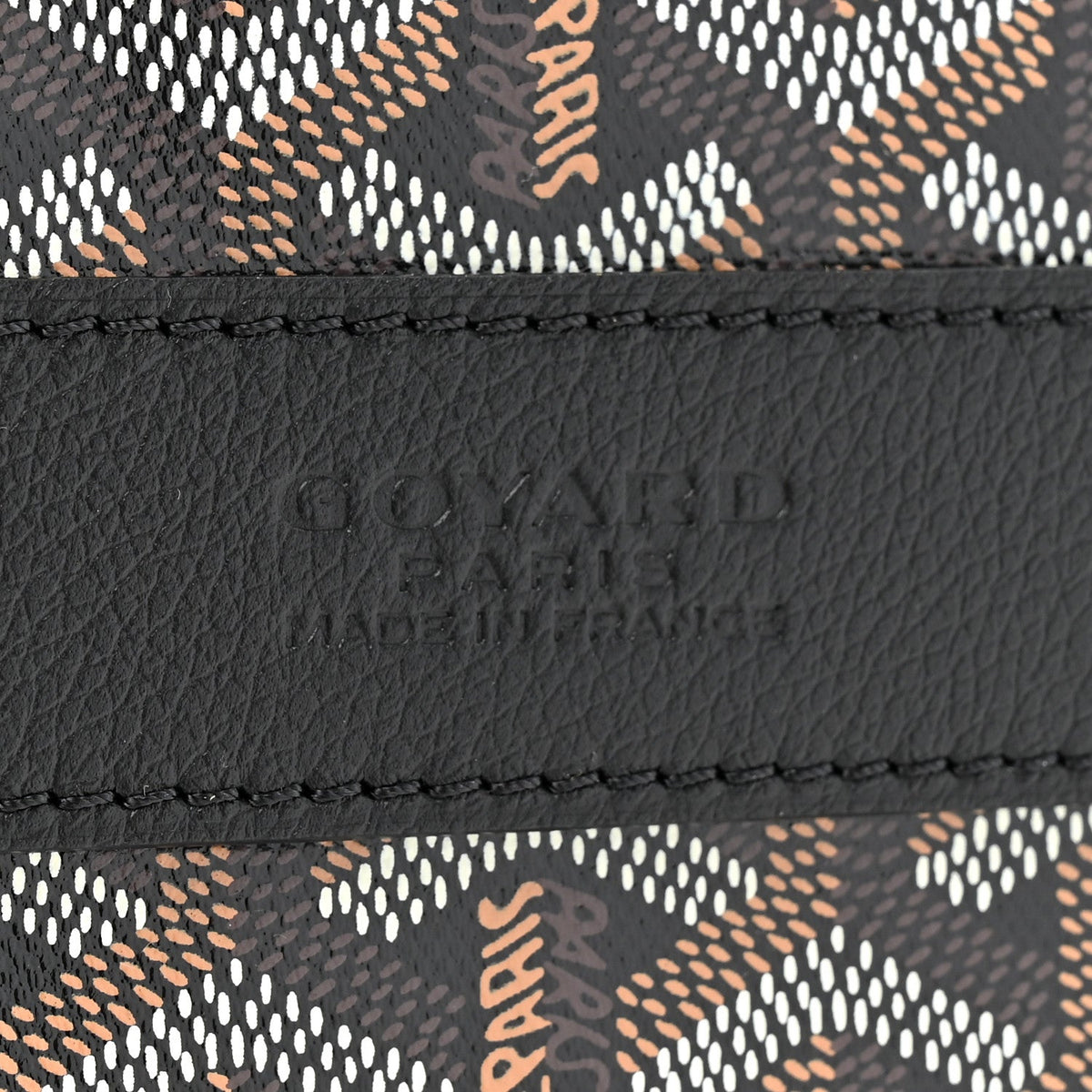 Goyard Barrel 40 Sports Bag – Black Goyardine Canvas
