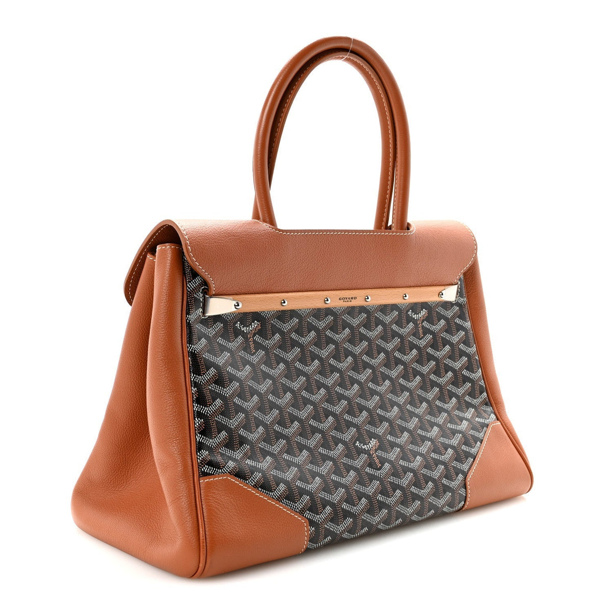 Goyard Saigon Tote Bag – Black & Gold Goyardine Canvas