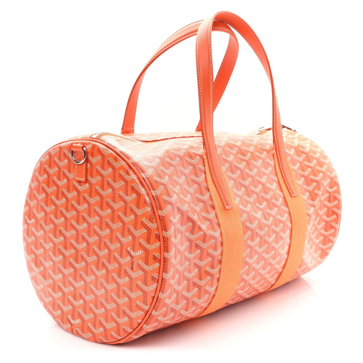 Goyard Barrel 40 Sports Bag – Orange Goyardine Canvas