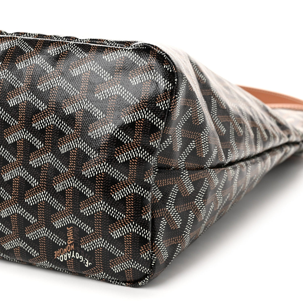 GOYARD Goyardine Bohème Hobo Bag – Black / Gold