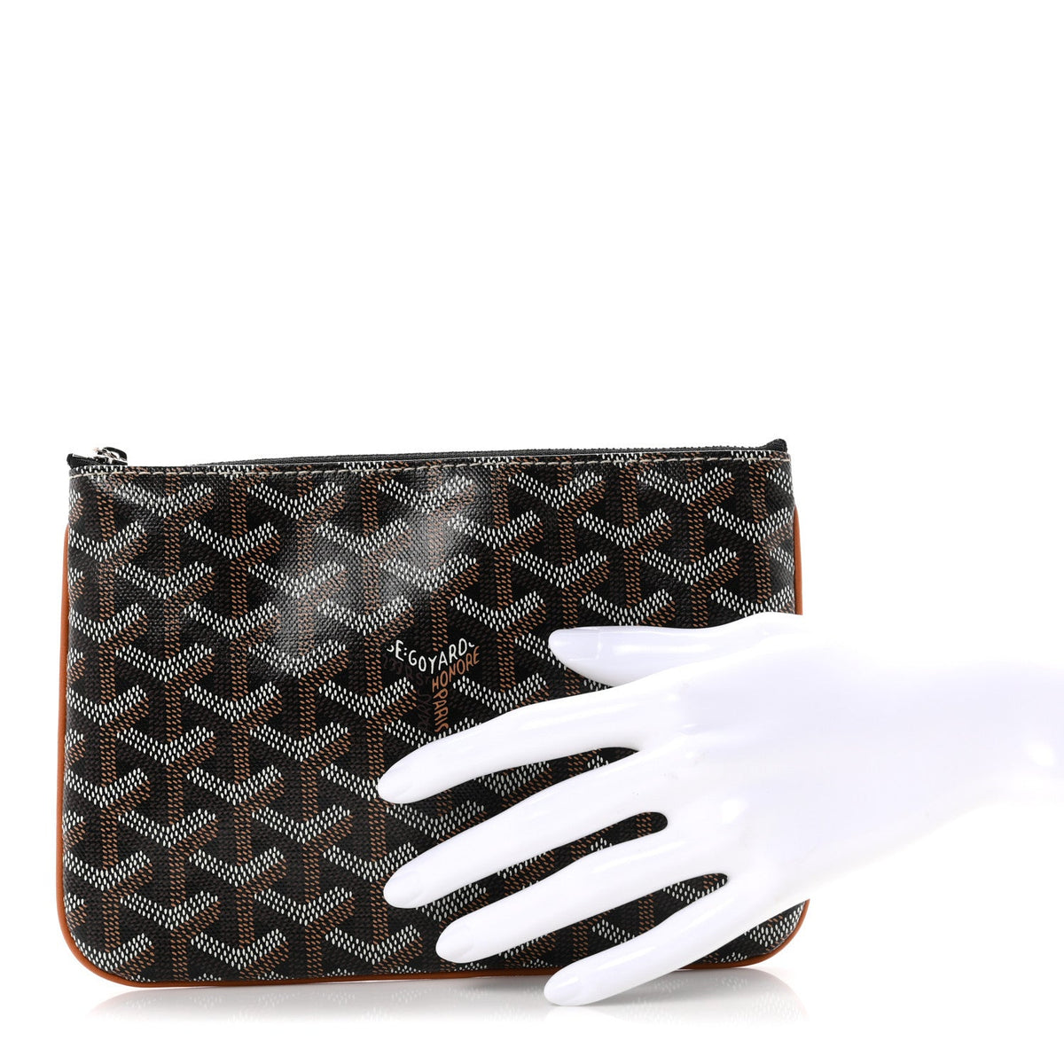 GOYARD Goyardine Senat Pochette PM – Black / Gold