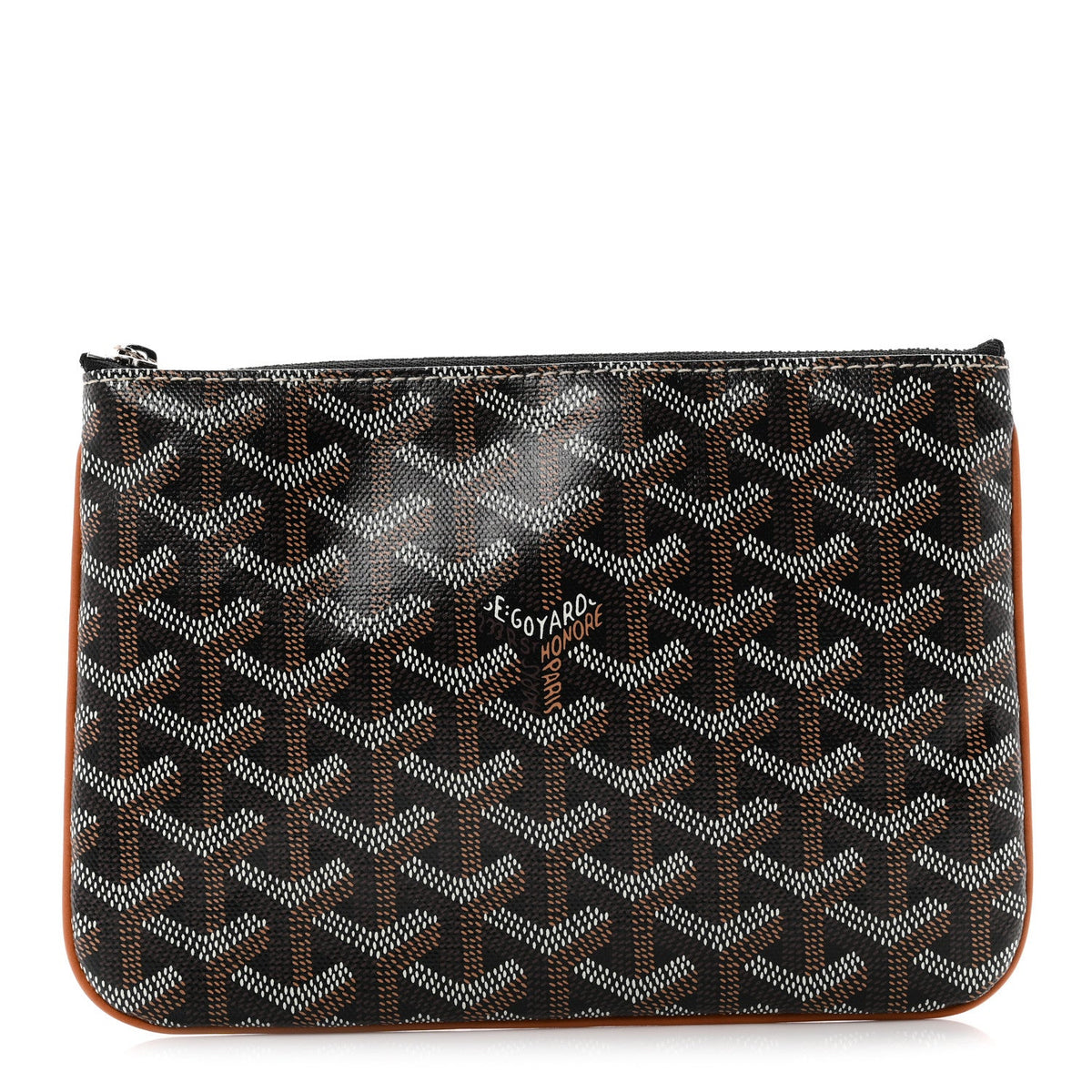 GOYARD Goyardine Senat Pochette PM – Black / Gold