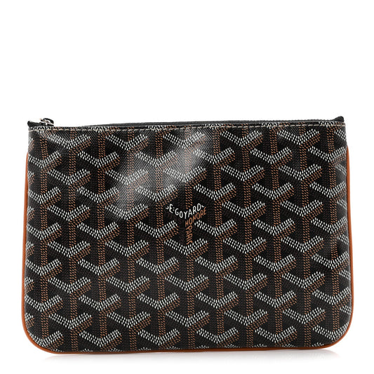 GOYARD Goyardine Senat Pochette PM – Black / Gold