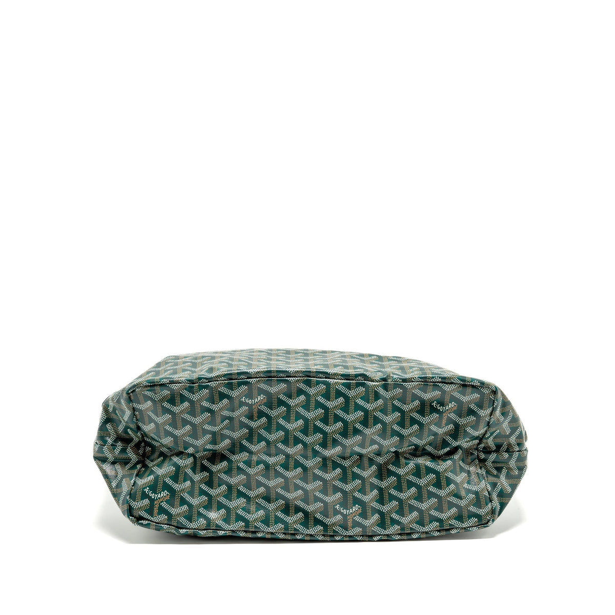 Goyard Saint Louis PM Tote Bag – Green Goyardine Canvas, Silver Hardware