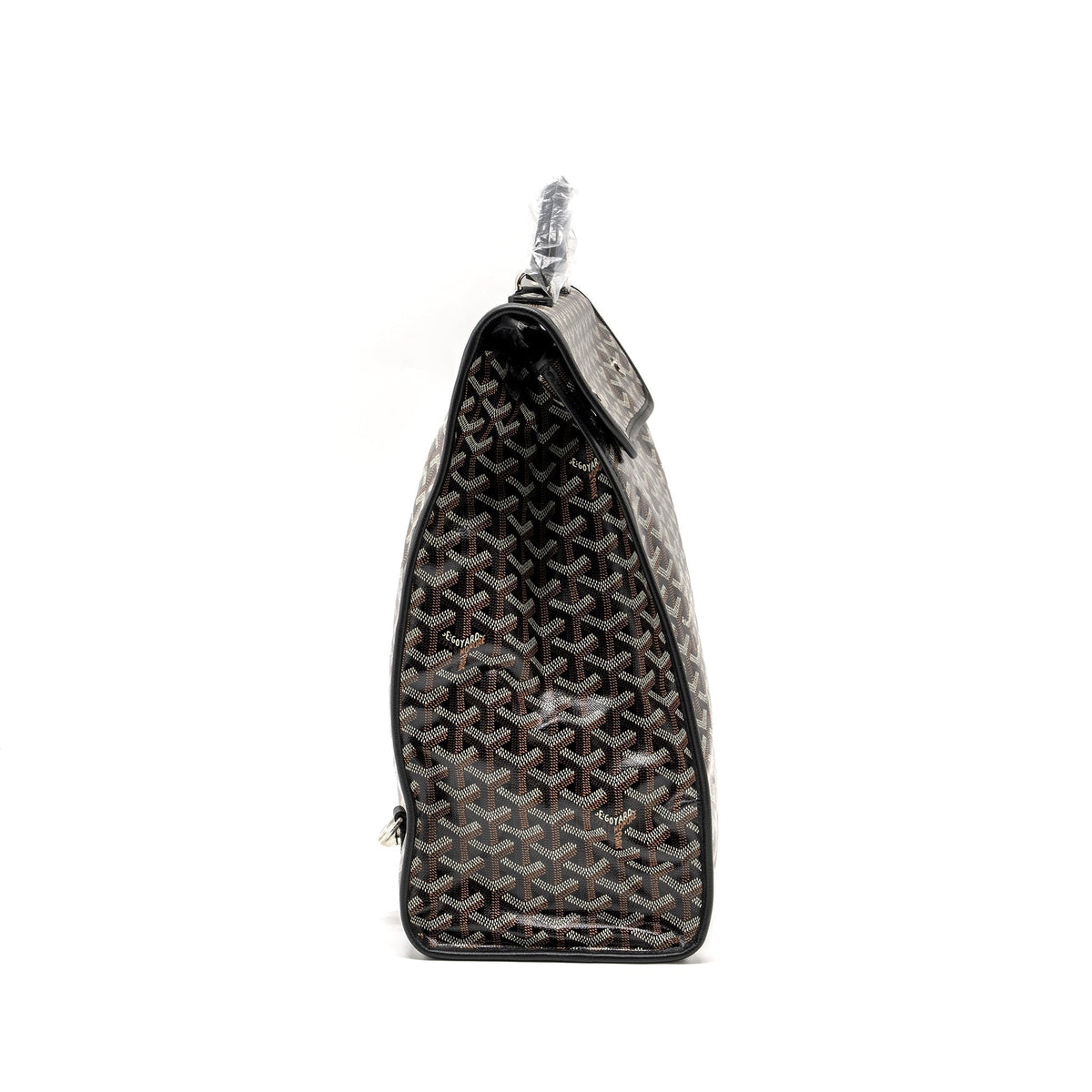 Goyard Saint Léger Backpack – Black Goyardine Canvas & Leather, Silver Hardware