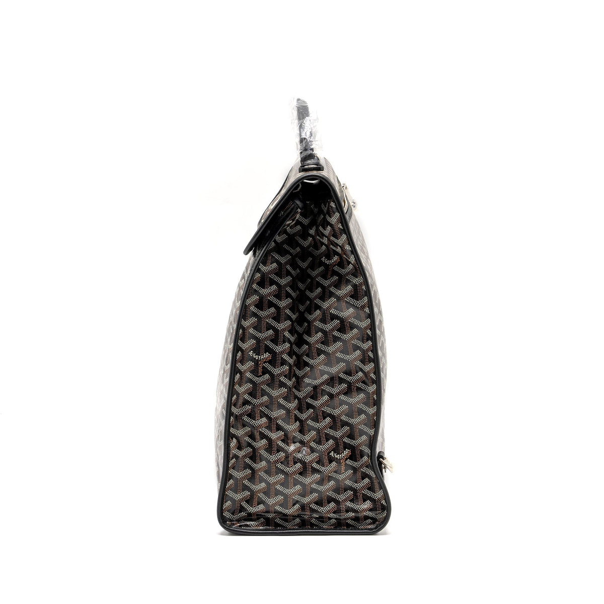 Goyard Saint Léger Backpack – Black Goyardine Canvas & Leather, Silver Hardware