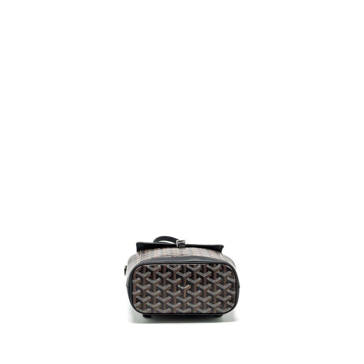 Goyard Mini Alpin Backpack – Black Goyardine Canvas & Leather, Silver Hardware