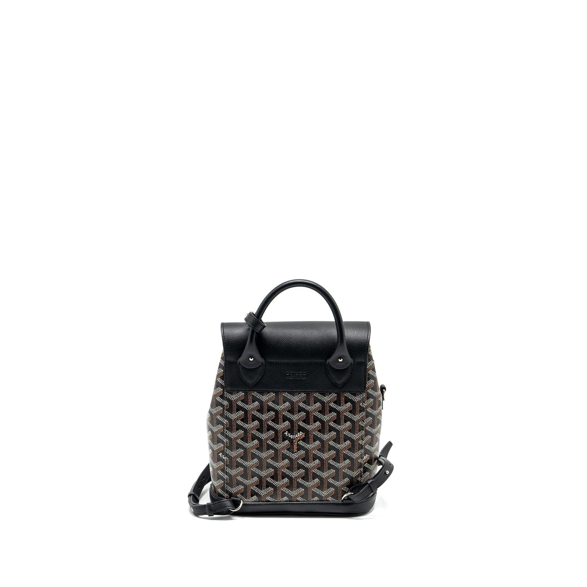 Goyard Mini Alpin Backpack – Black Goyardine Canvas & Leather, Silver Hardware