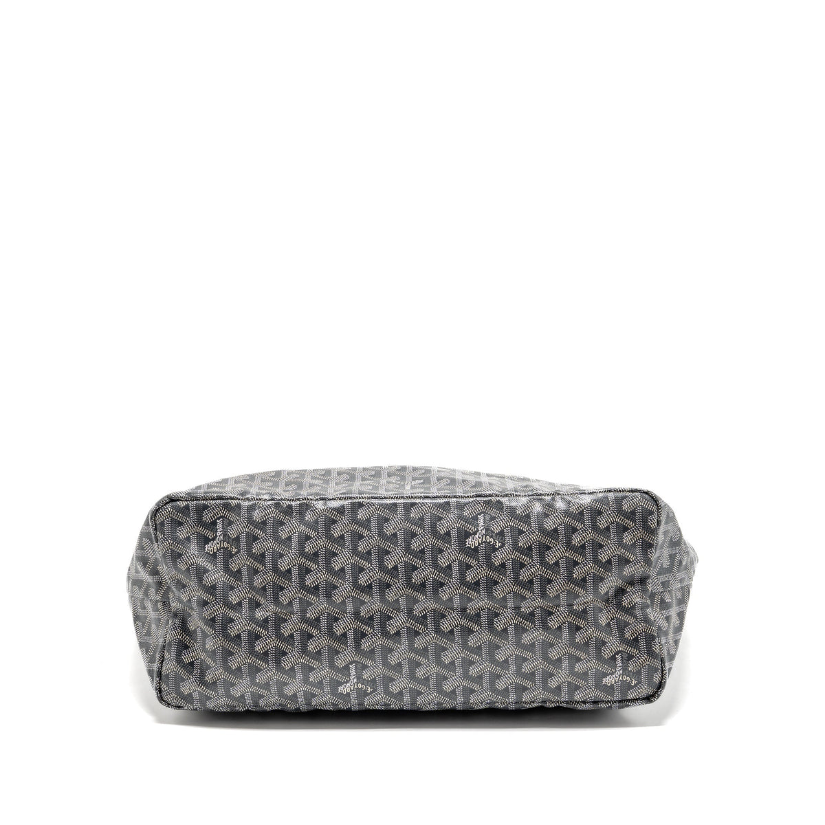 Goyard Saint Louis PM Tote Bag – Grey Goyardine Canvas & Calfskin, Silver Hardware