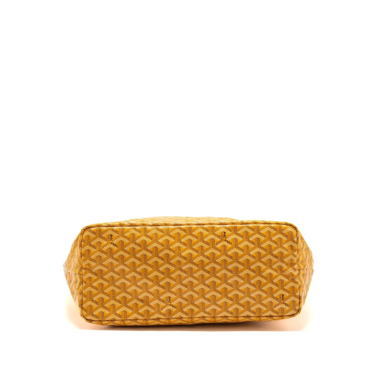 Goyard Saint Louis PM Tote Bag – Yellow Goyardine Canvas, Silver Hardware