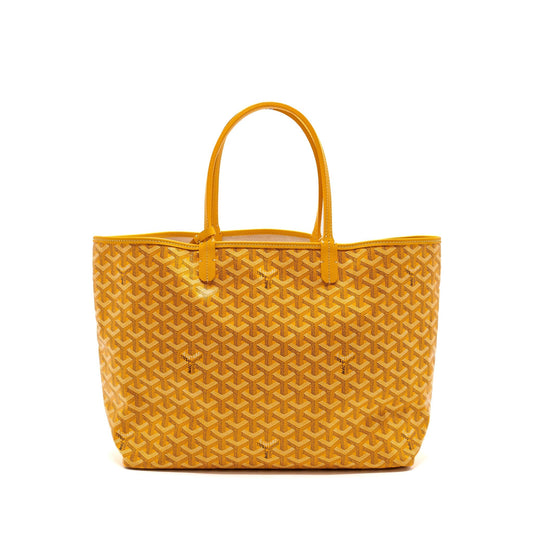 Goyard Saint Louis PM Tote Bag – Yellow Goyardine Canvas, Silver Hardware