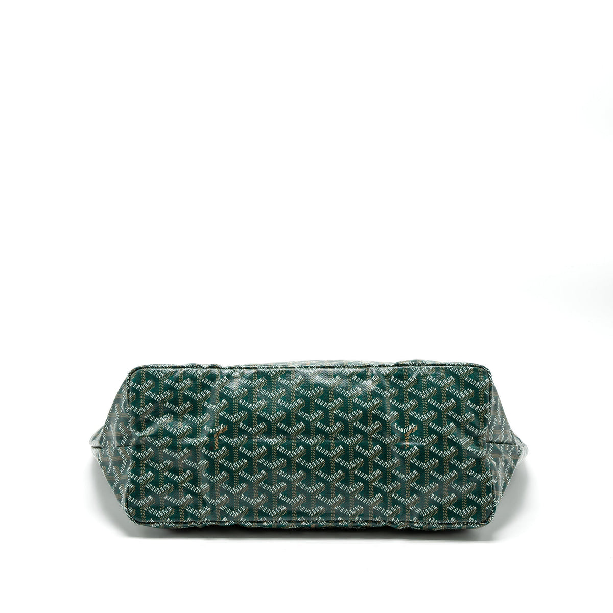 Goyard Saint Louis PM Tote Bag – Green Goyardine Canvas, Silver Hardware