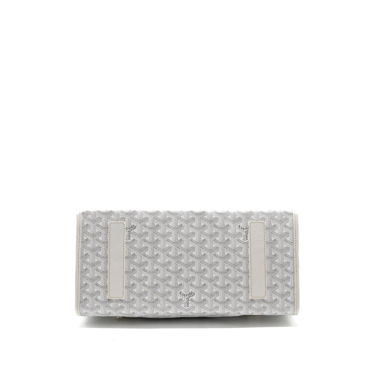 Goyard Saint Léger Backpack – White Goyardine Canvas, Silver Hardware