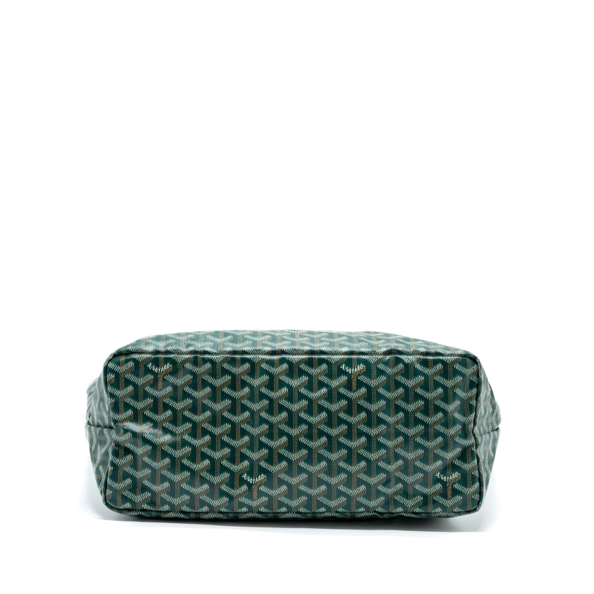 Goyard Saint Louis PM Tote Bag – Green Goyardine Canvas, Silver Hardware