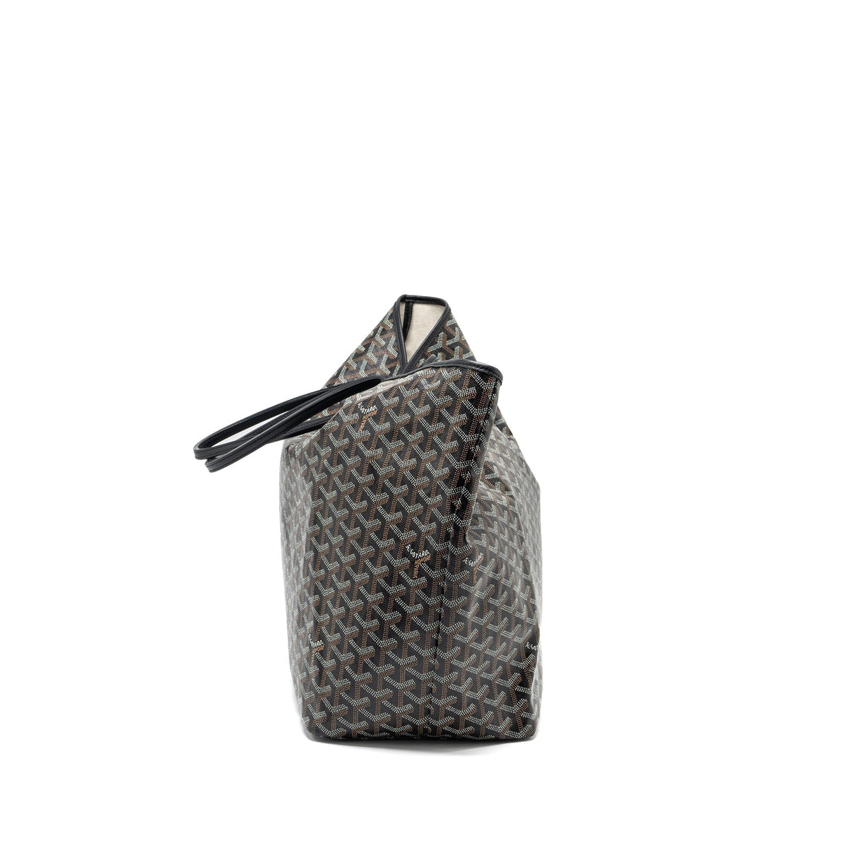 Goyard Saint Louis Tote GM – Black Goyardine Canvas & Leather, Silver Hardware