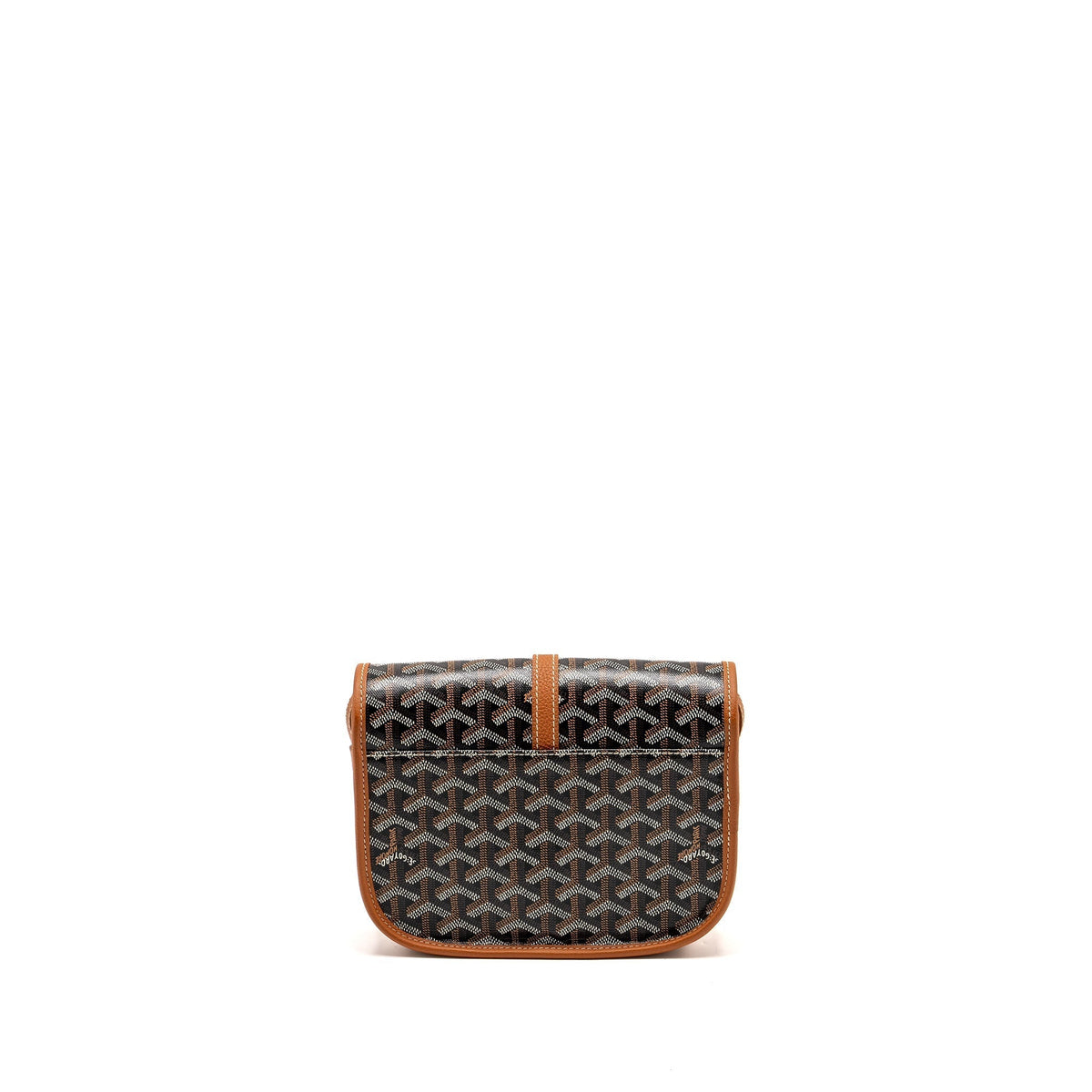 Goyard Belvedere PM Messenger Bag – Brown Goyardine Canvas & Leather, Silver Hardware