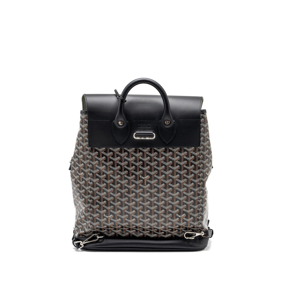Goyard Alpin Backpack – Black Goyardine Canvas & Leather, Silver Hardware