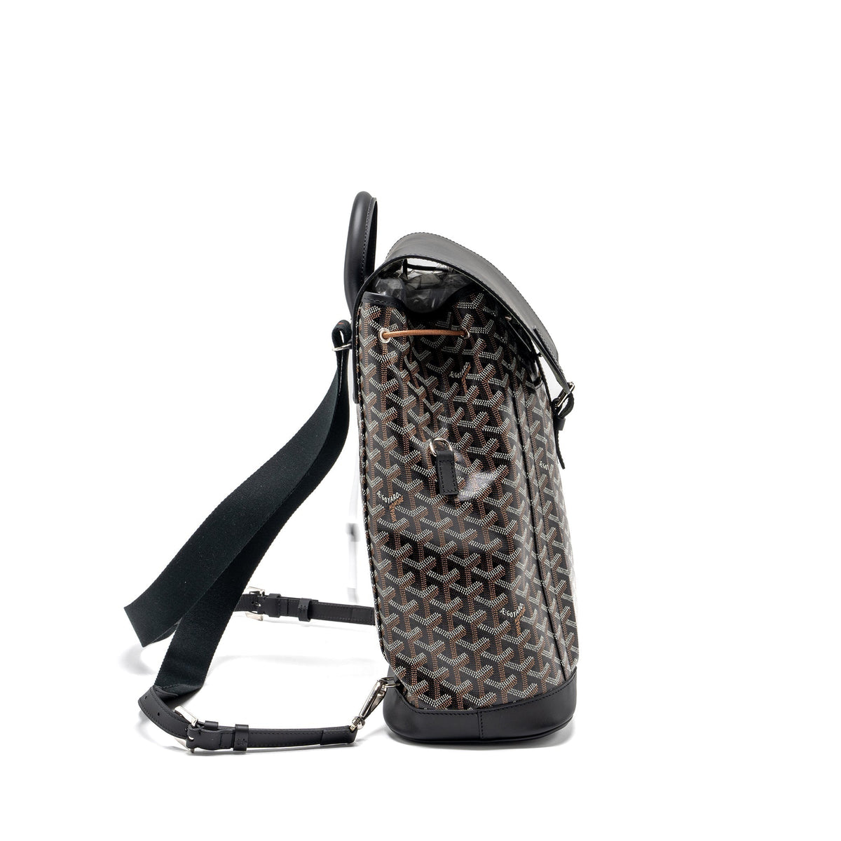 Goyard Alpin Backpack – Black Goyardine Canvas & Leather, Silver Hardware