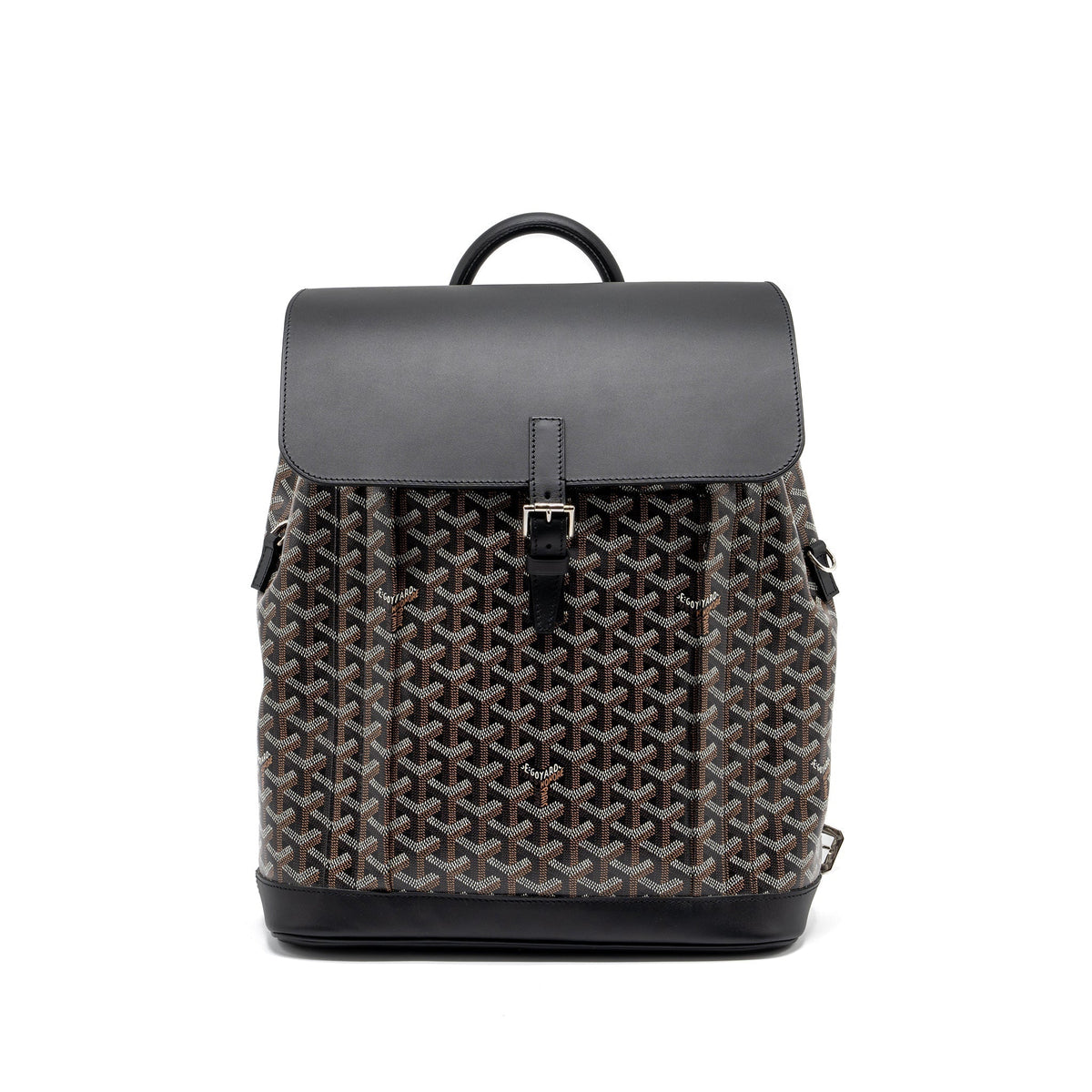 Goyard Alpin Backpack – Black Goyardine Canvas & Leather, Silver Hardware