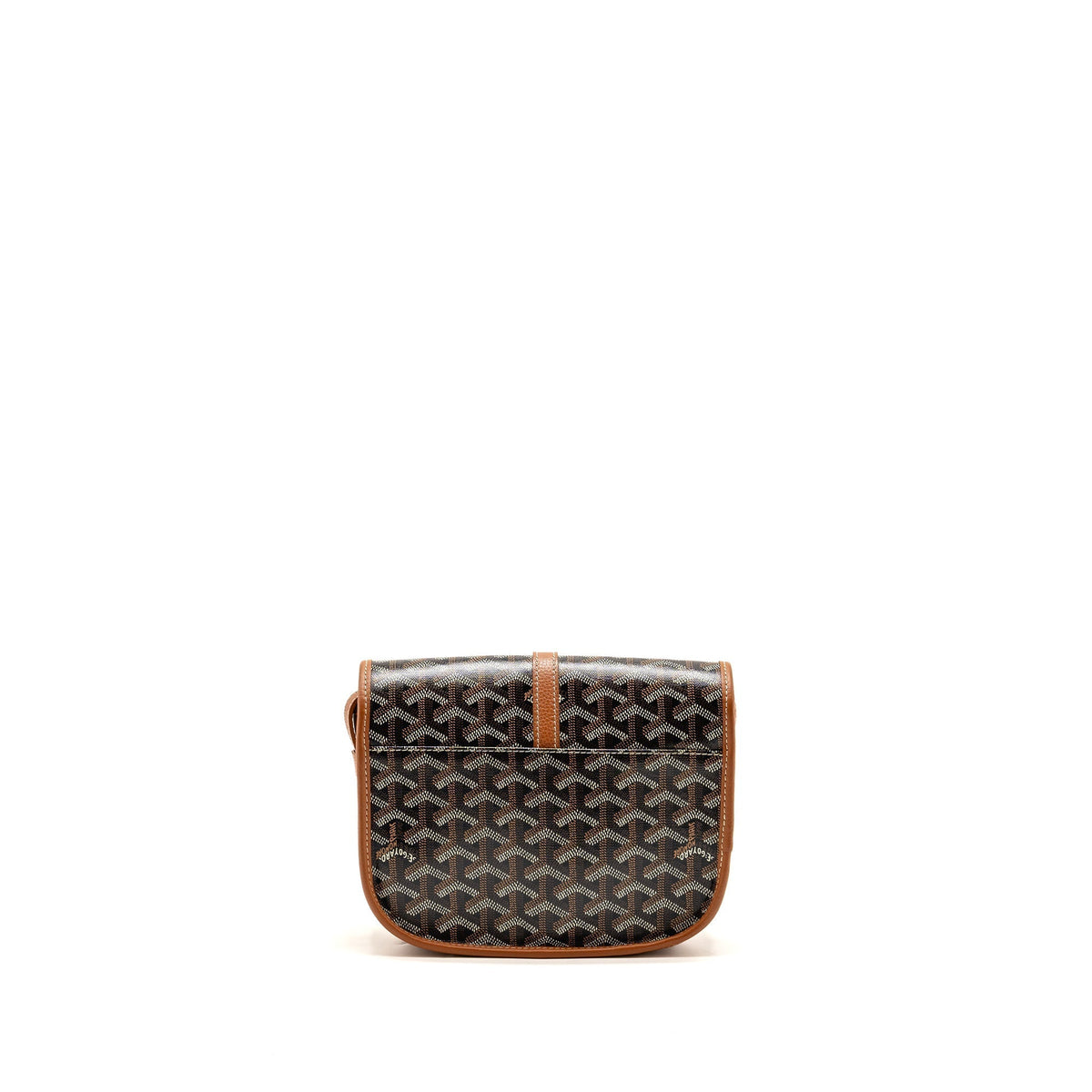 Goyard Belvedere PM Messenger Bag – Tan Goyardine Canvas & Calfskin, Silver Hardware