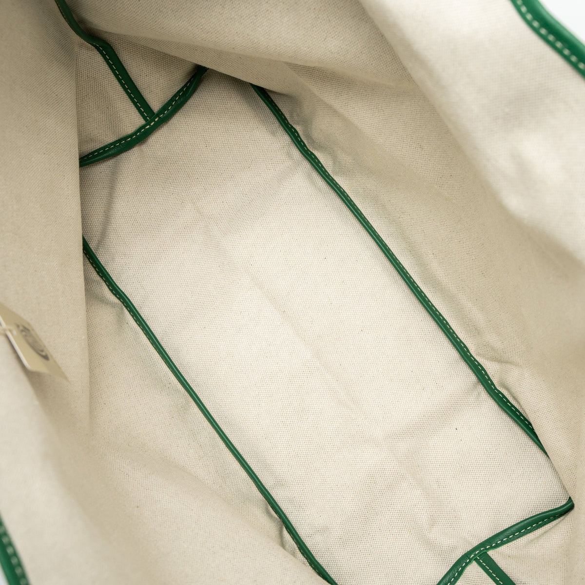 Goyard Saint Louis PM Tote Bag – Green Goyardine Canvas, Silver Hardware