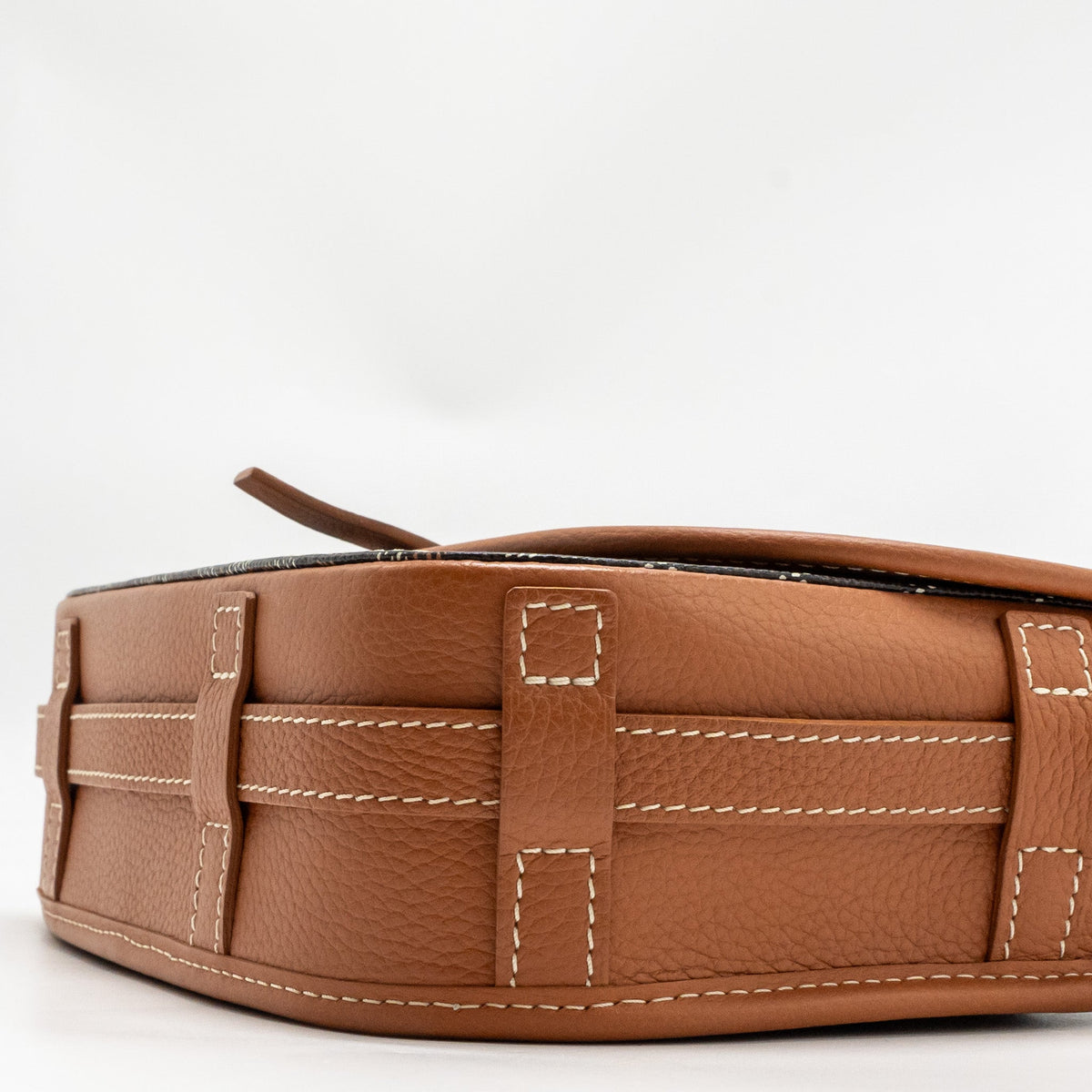 Goyard Belvedere PM Messenger Bag – Tan Goyardine Canvas & Calfskin, Silver Hardware