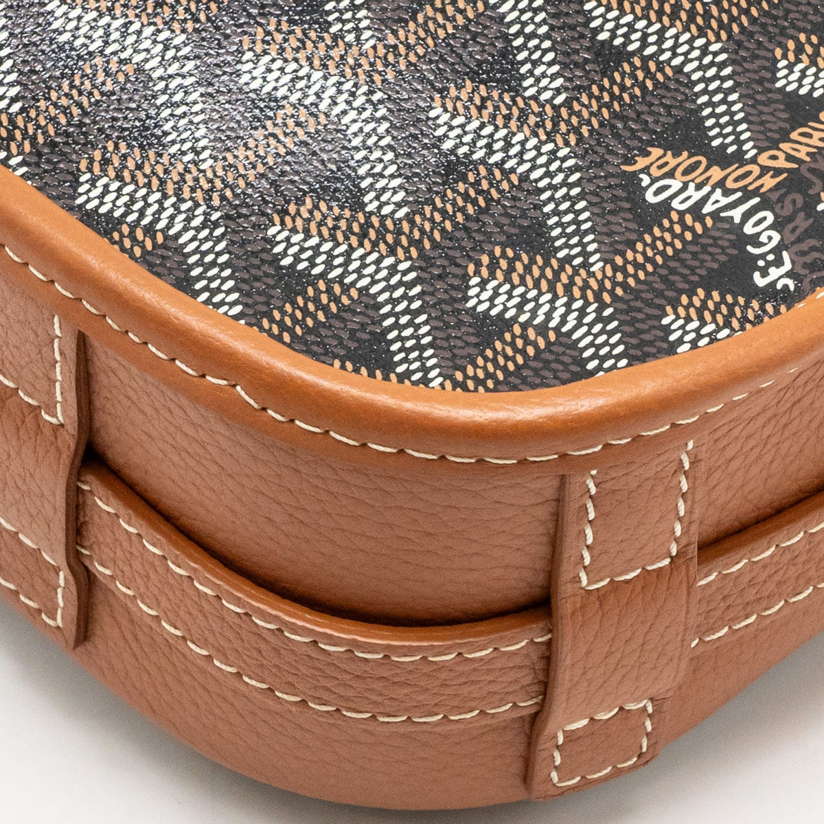Goyard Belvedere PM Messenger Bag – Tan Goyardine Canvas & Calfskin, Silver Hardware