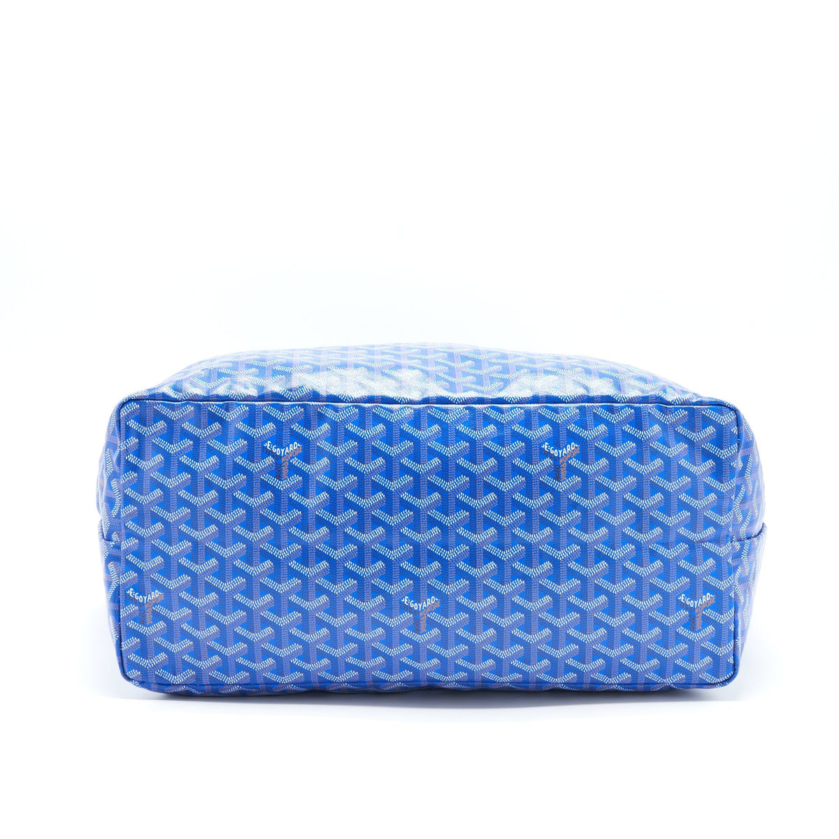 Goyard Saint Louis Tote GM – Blue & Multicolour Goyardine Canvas & Chevroches Calfskin