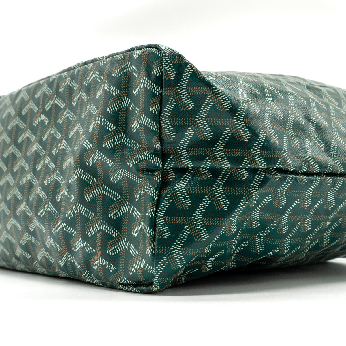 Goyard Saint Louis PM Tote Bag – Green Goyardine Canvas, Silver Hardware
