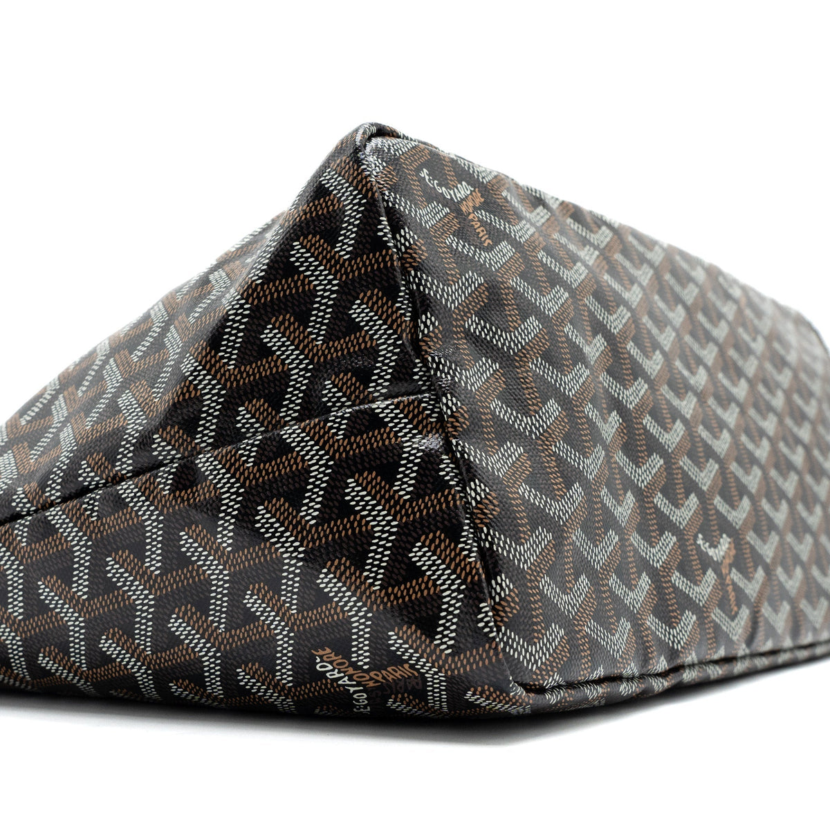 Goyard Saint Louis PM Tote Bag – Black Multicolour Goyardine Canvas, Silver Hardware