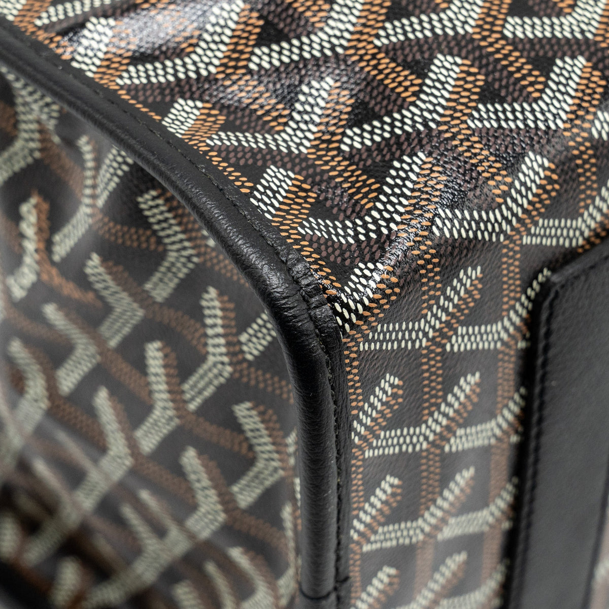 Goyard Saint Léger Backpack – Black Goyardine Canvas & Leather, Silver Hardware
