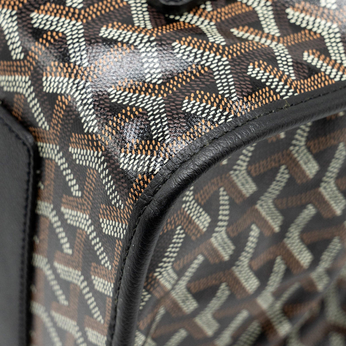 Goyard Saint Léger Backpack – Black Goyardine Canvas & Leather, Silver Hardware