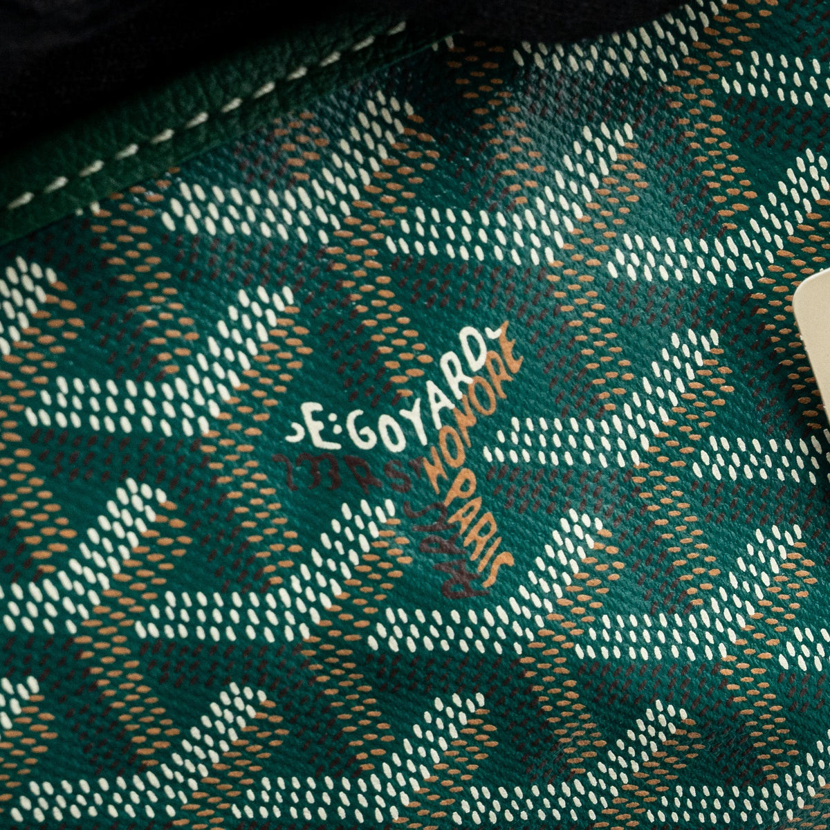 Goyard Saint Louis PM Tote Bag – Green Goyardine Canvas, Silver Hardware